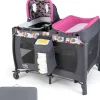 5 in 1 Beistellbett Baby bis 36 Monaten in Lila