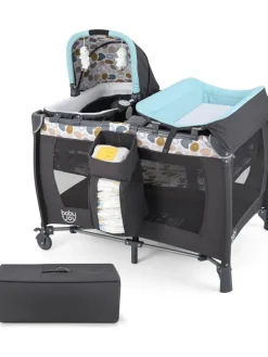 5 in 1 Beistellbett Baby bis 36 Monaten in Blau