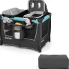 5 in 1 Beistellbett Baby in Grün