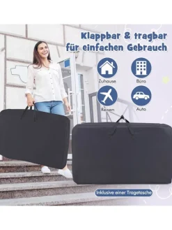 3 in 1 Beistellbett in Anthrazit