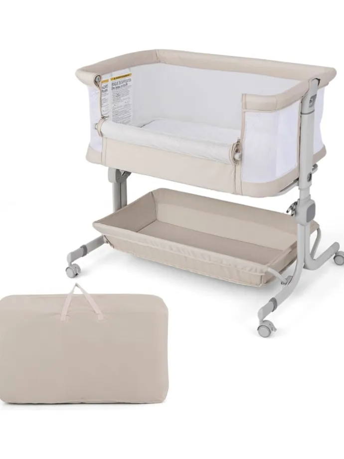 3 in 1 Beistellbett in Beige