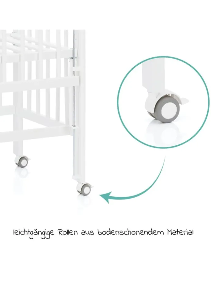 2 in 1 Beistellbett, Stubenbett Nino (auch in weiss
