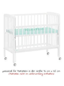 2 in 1 Beistellbett, Stubenbett Nino (auch in weiss