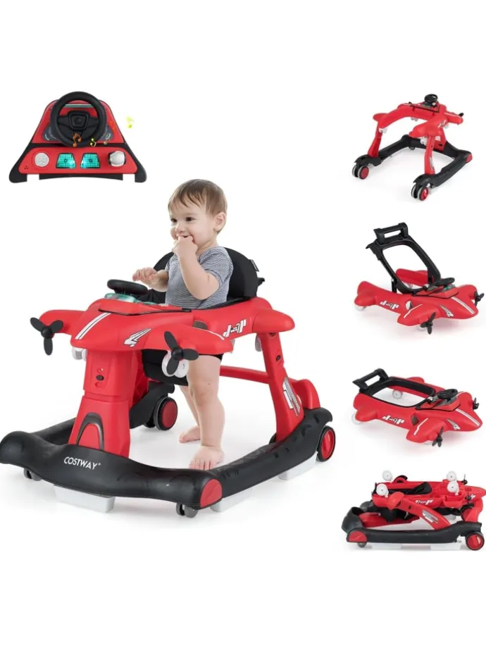 6 in 1 Lauflernhilfe in Rot