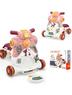 3 in 1 Lauflernwagen 6-36 Monaten in Rosa