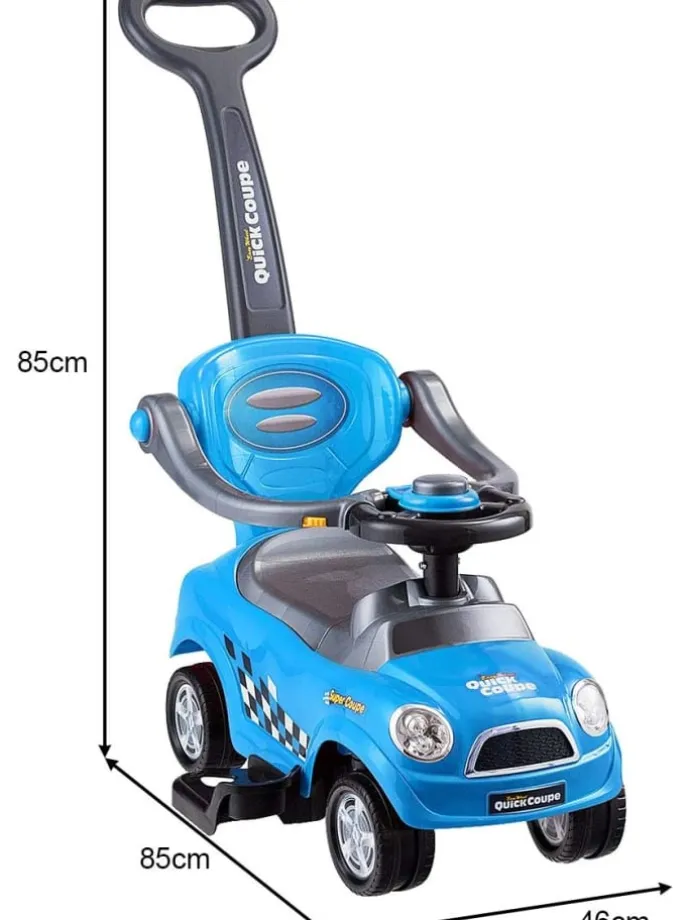3 in 1 Rutschauto 2-6 Jahren in Blau