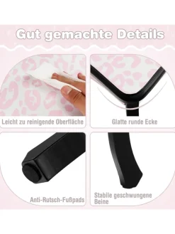 2 in 1 Schminktisch in Rosa