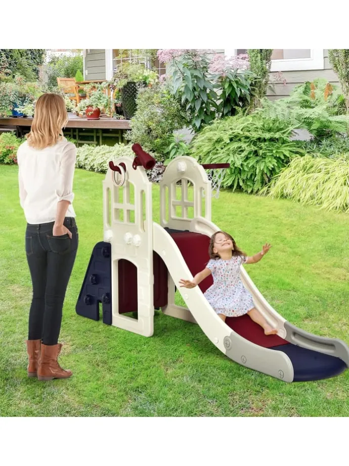 6 in 1 Spielplatz in Blau