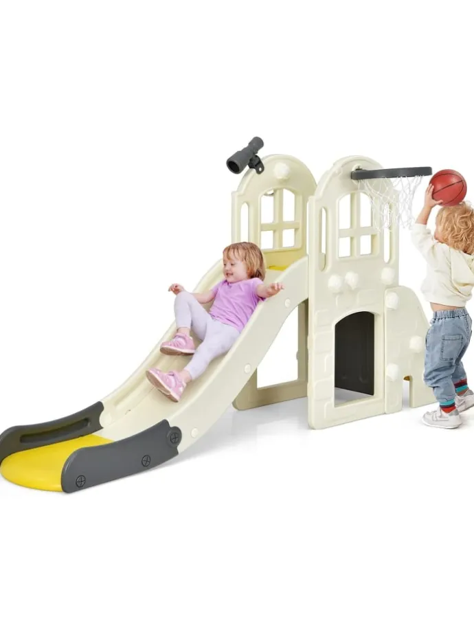 6 in 1 Spielplatz in Gelb