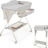 5 in 1 Wickeltisch klappbar bis 6 Monaten in Beige
