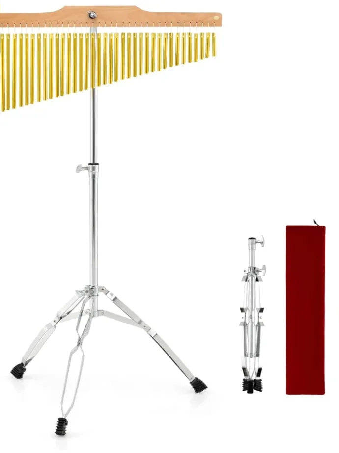 36 Klangstäbe für Windspiel in Gold