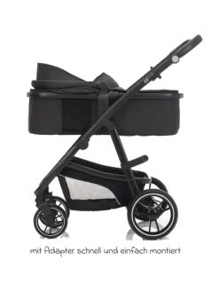 3-1 Kombi-Kinderwagen-Set Fill Jaguar mit in grau,schwarz