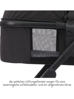3-1 Kombi-Kinderwagen-Set Fill Jaguar mit in grau,schwarz