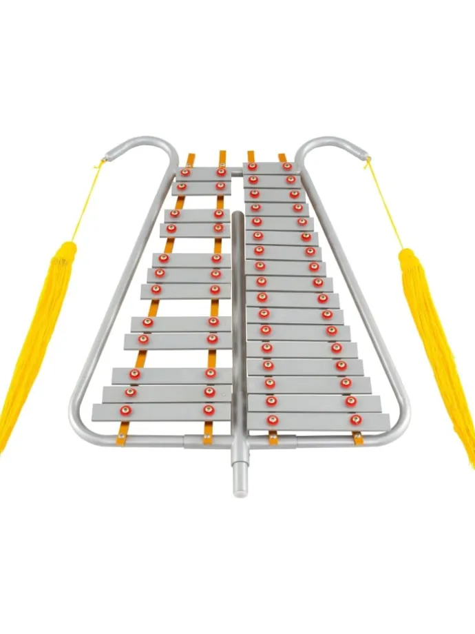 29 Noten Glockenspiel in Silber