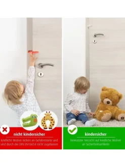 [3 Stück] Türstopper transparent in Transparent ab 0 Monate