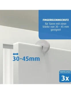 [3 Stück] Türstopper transparent in Transparent ab 0 Monate