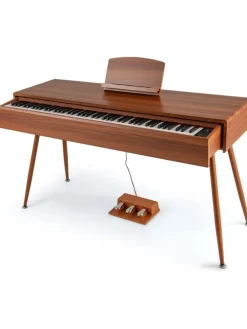 88 Tasten Digital Piano Vollgewichtet Klavier in Braun