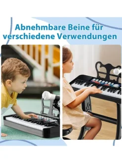 37 Tasten Keyboard ab 3 Jahren in Schwarz