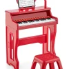 37 Tasten Keyboard ab 3 Jahren in Rot
