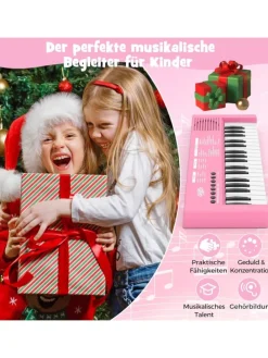 37 Tasten Keyboard Kinder ab 3 Jahren in Rosa