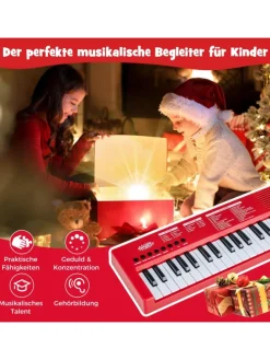 37 Tasten Keyboard Kinder ab 3 Jahren in Rot