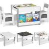 3 tlg. Kindersitzgruppe ab 3 Jahren in Grau