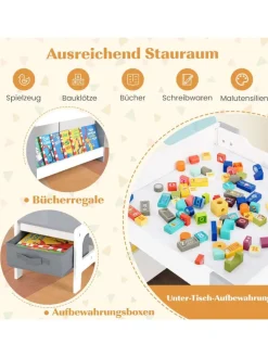 3 tlg. Kindersitzgruppe ab 3 Jahren in Grau