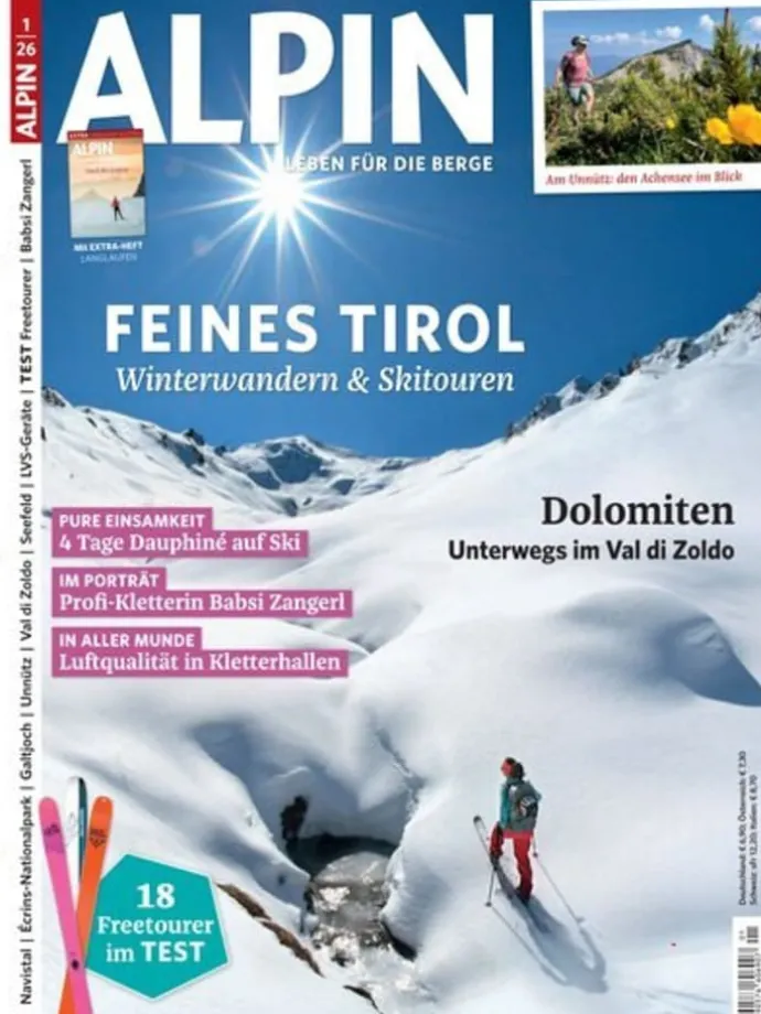 12 x ALPIN Zeitschrift (Gutschein für Jahres Abo)