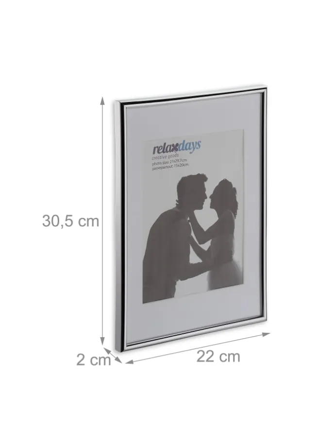 10 x Bilderrahmen "A4" in Silber