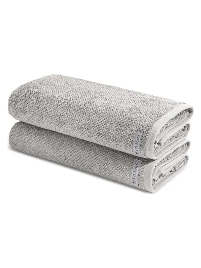 2 X Duschtuch im Set Selection in Kiesel
