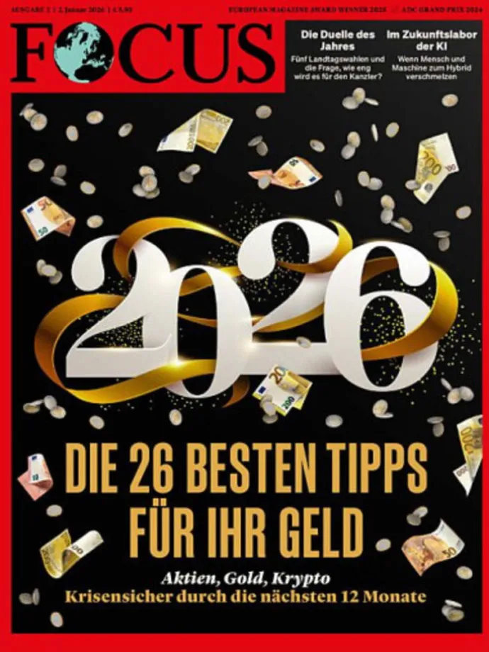 51 x FOCUS Zeitschrift (Gutschein für Jahres Abo)