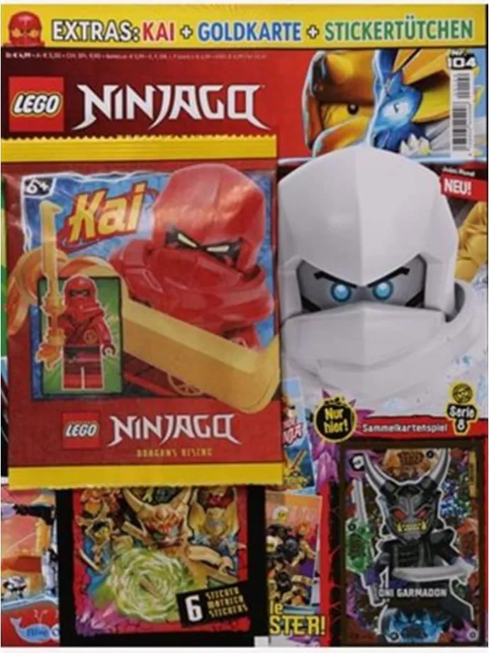 13 x LEGO NINJAGO MAGAZIN (Gutschein für Jahres Abo)