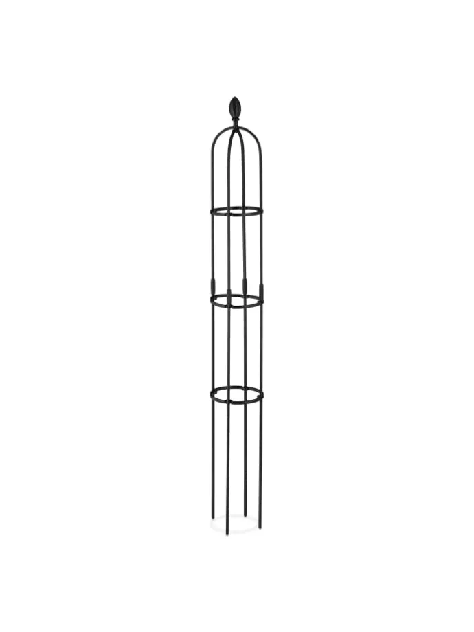 2 x Rankhilfe in Schwarz - (H)160 x Ø 20 cm