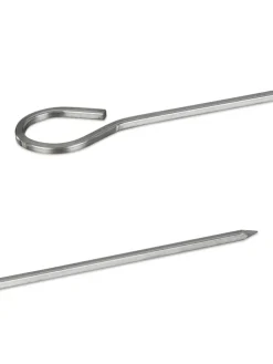 30 x Schaschlikspieße in Silber