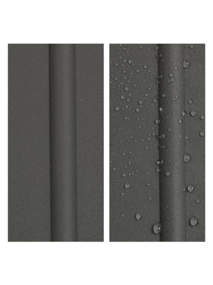 6 x Schuhabtropfschale in Grau - (B)35 x (H)3 x (T)27 cm