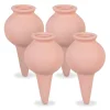 4 x Tonkegel in Terrakotta