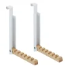 2 x Türgarderobe "klappbar" in Weiß