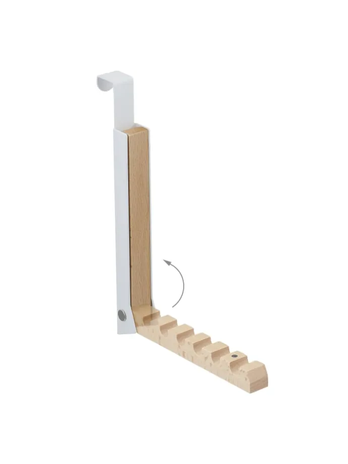 2 x Türgarderobe "klappbar" in Weiß