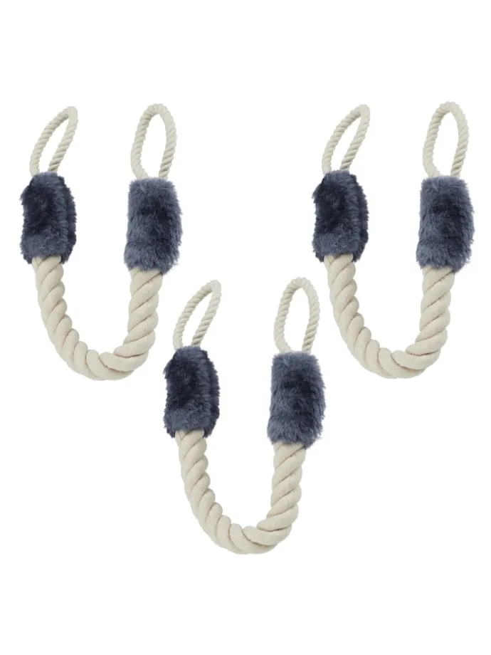 3 x Türkordel in Beige/ Grau