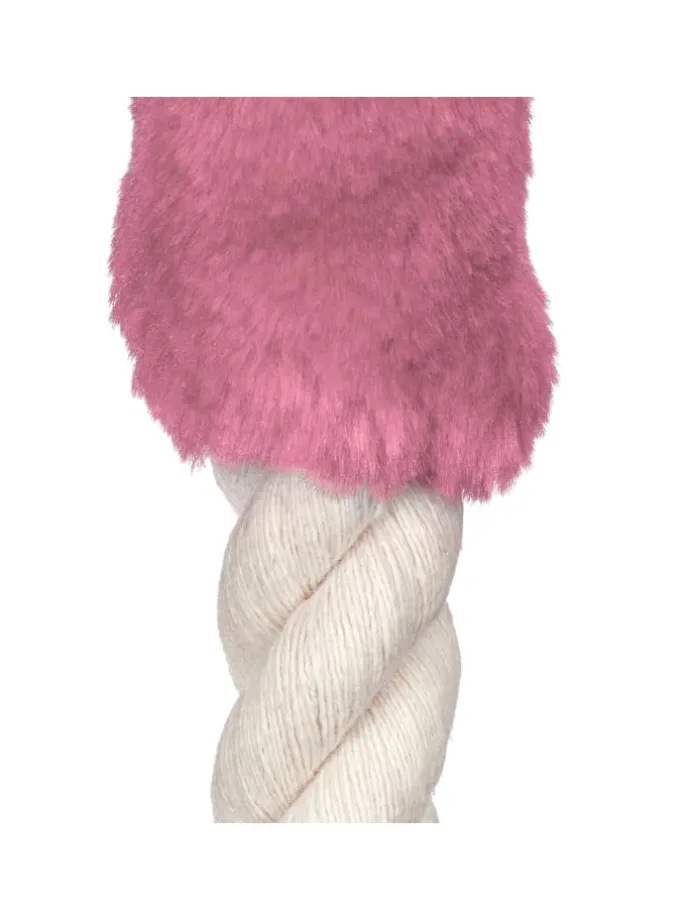 10 x Türkordel in Creme/ Rosa