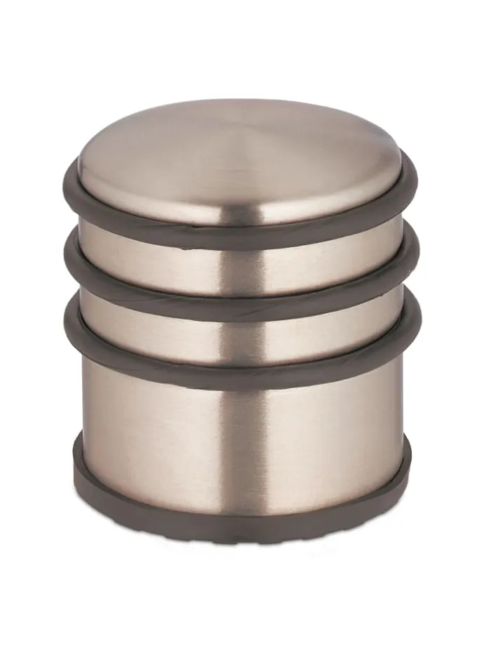 3 x Türstopper in Bronze/ Schwarz - (H)7,5 x Ø 7 cm