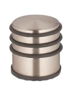 2 x Türstopper in Bronze/ Schwarz - (H)7,5 x Ø 7 cm