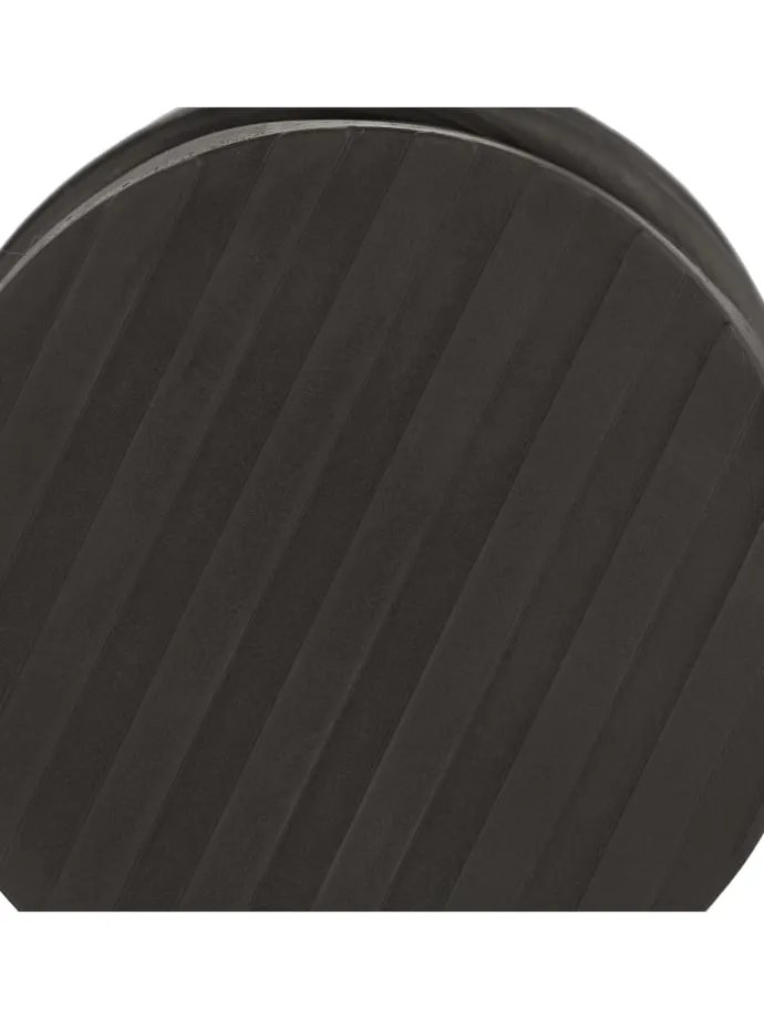 3 x Türstopper in Silber/ Schwarz - (H)7,5 x Ø 7 cm