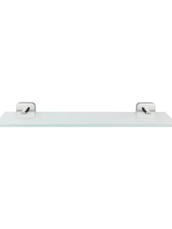 Ablage "Mezzano" in Weiß/ Silber - (B)46,5 x (H)5,5 x (T)13,5 cm