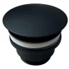 Ablaufventil in Schwarz - Ø 6,5 cm