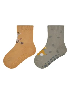 ABS Socken 2er-Pack Safari in ocker