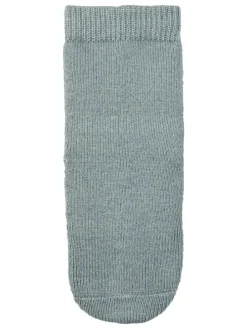 ABS Socken Wolle uni in sattes grün