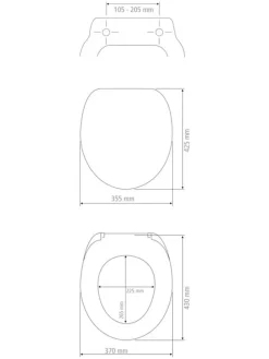 Absenkautomatik-WC-Sitz 