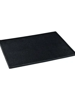 Abtropfmatte "Maxi" in Schwarz - (L)40 x (B)30 cm