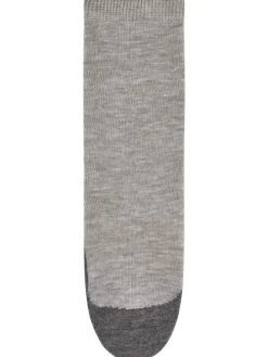 Active Socken lang in hellgrau mel.